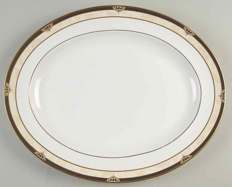 Avignon 16" Oval Serving Platter by Spode-1