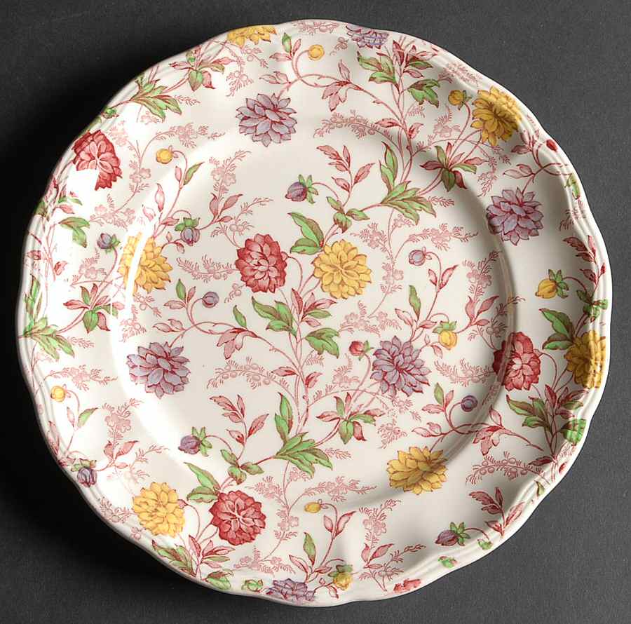 Bachelor's Button Luncheon Plate by Spode-1