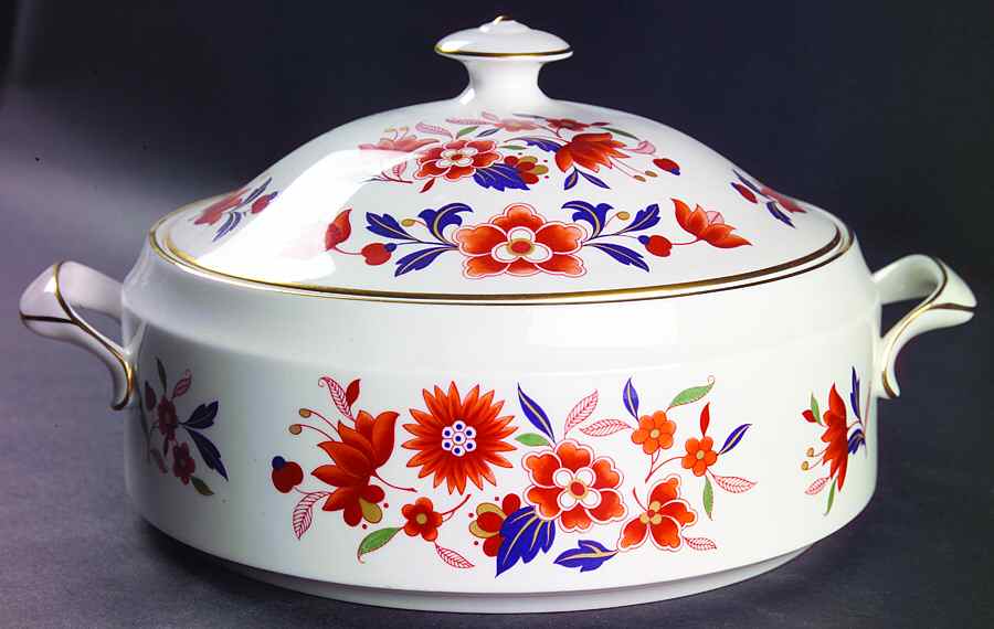 Baroda Round Covered Vegetable by Spode-1