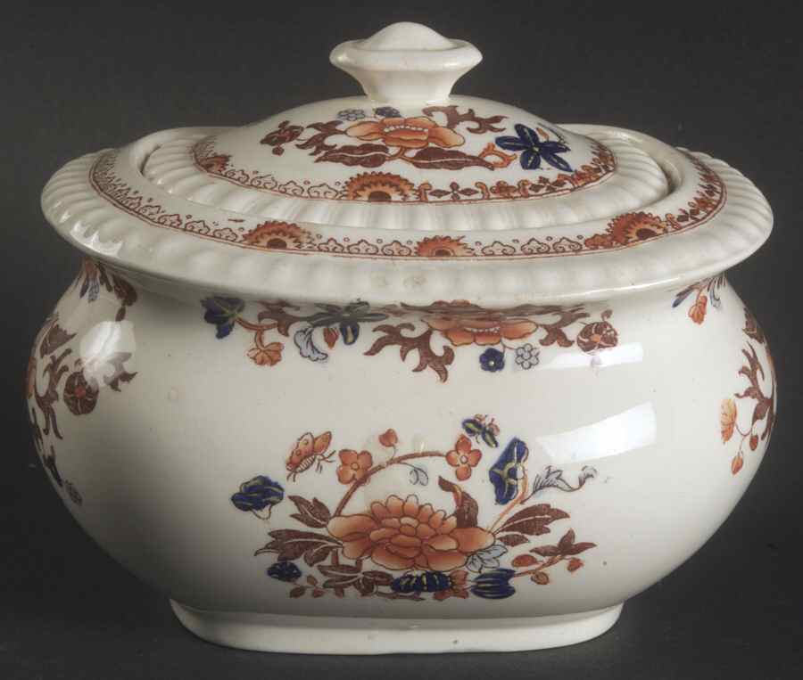 Bang Up Sugar Bowl & Lid by Spode-1