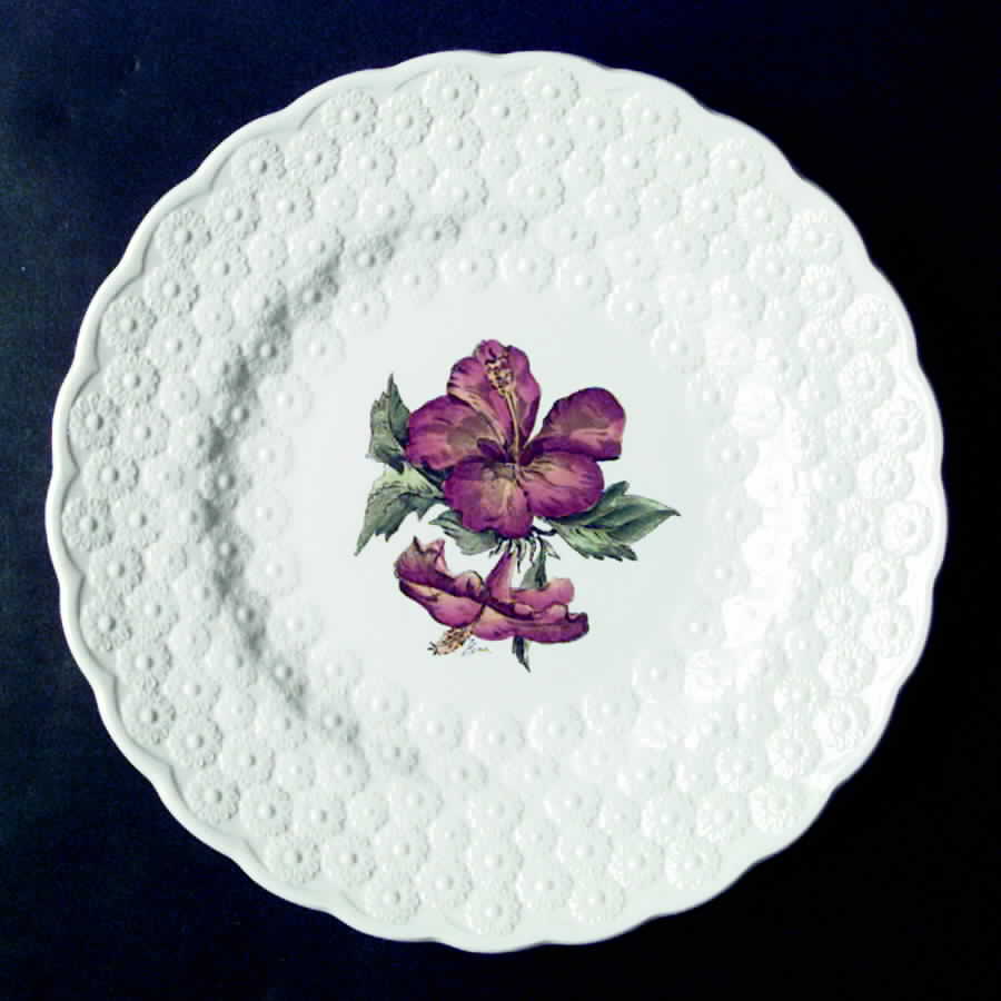Bermuda Flowers Luncheon Plate by Spode-1