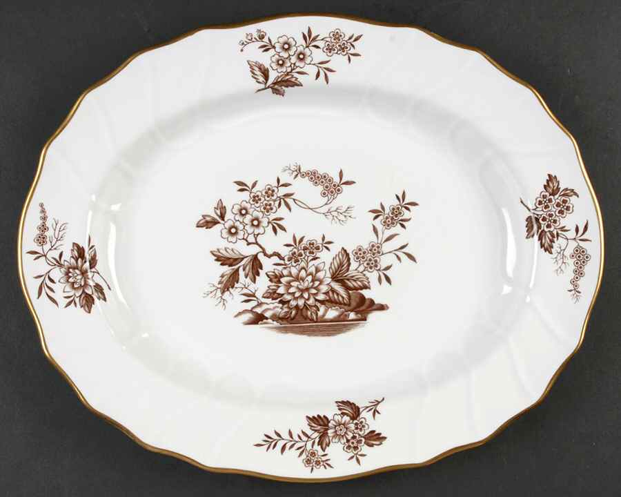 Berkshire 14" Oval Serving Platter by Spode-1