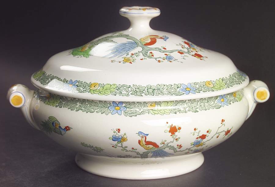 Bermuda Round Covered Vegetable by Spode-1