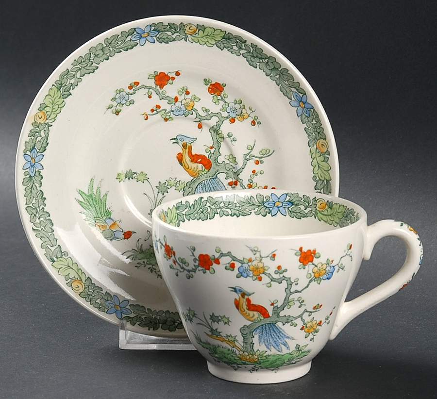 Bermuda Flat Cup & Saucer Set by Spode-1