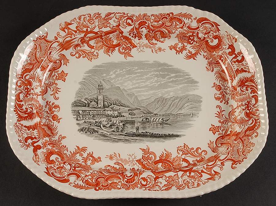 Beverley 14" Oval Serving Platter by Spode-1