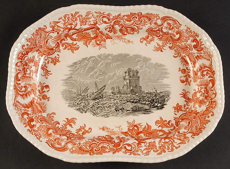 Beverley 12" Oval Serving Platter by Spode-1