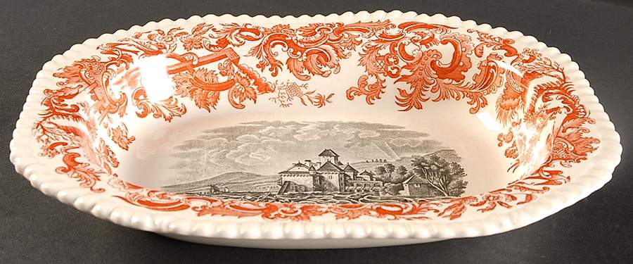 Beverley 9" Oval Vegetable Bowl by Spode-1
