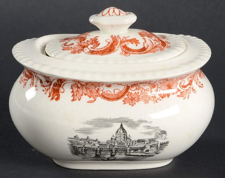Beverley Mini Sugar Bowl & Lid by Spode-1