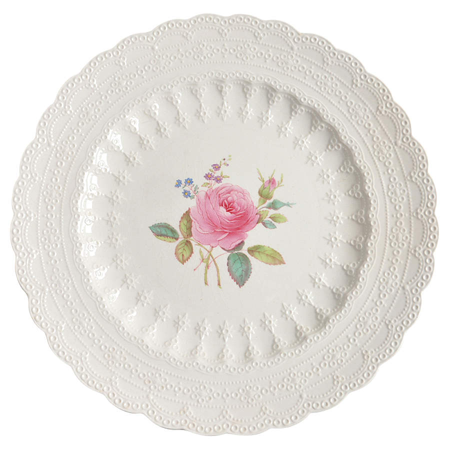 Billingsley Rose Pink (Old Backstamp) Dinner Plate by Spode-1
