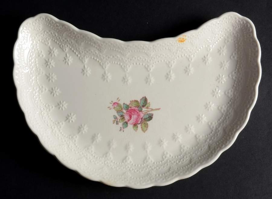 Billingsley Rose Pink (Old Backstamp) Crescent Salad Plate by Spode-1