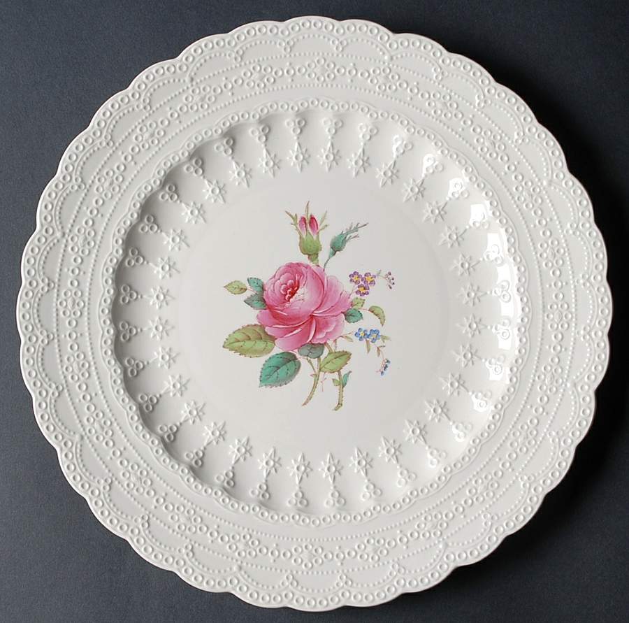 Billingsley Rose Pink (Old Backstamp) Dinner Plate by Spode-1