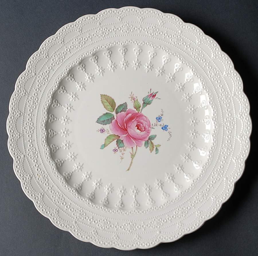 Billingsley Rose Pink (Old Backstamp) Dinner Plate by Spode-1