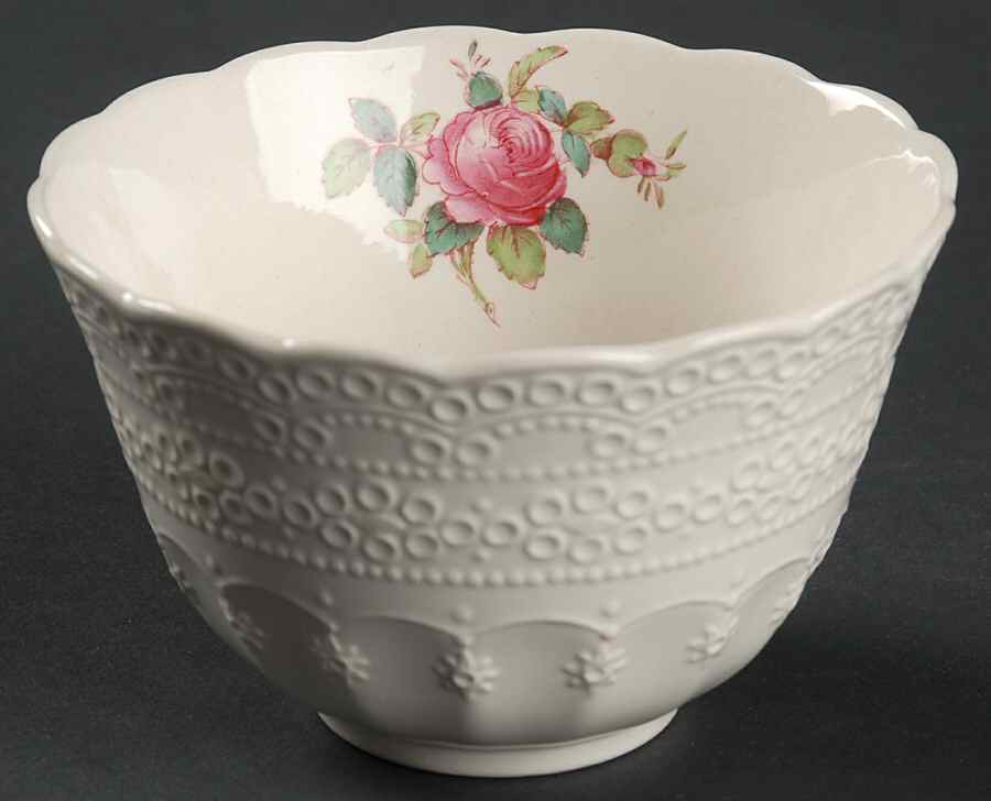 Billingsley Rose Pink (Old Backstamp) Open Sugar Bowl by Spode-1