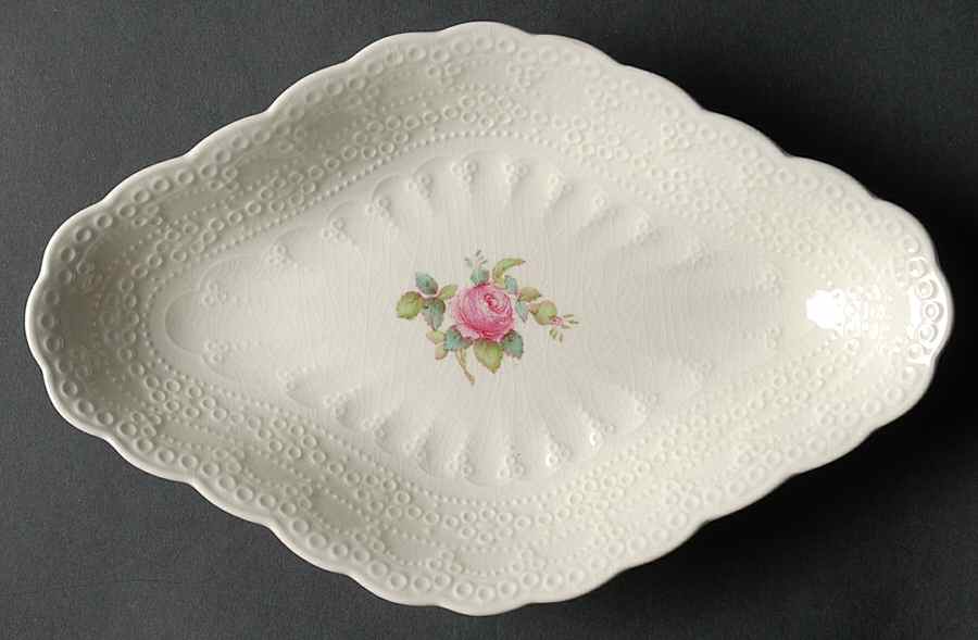 Billingsley Rose Pink (Old Backstamp) Relish by Spode-1