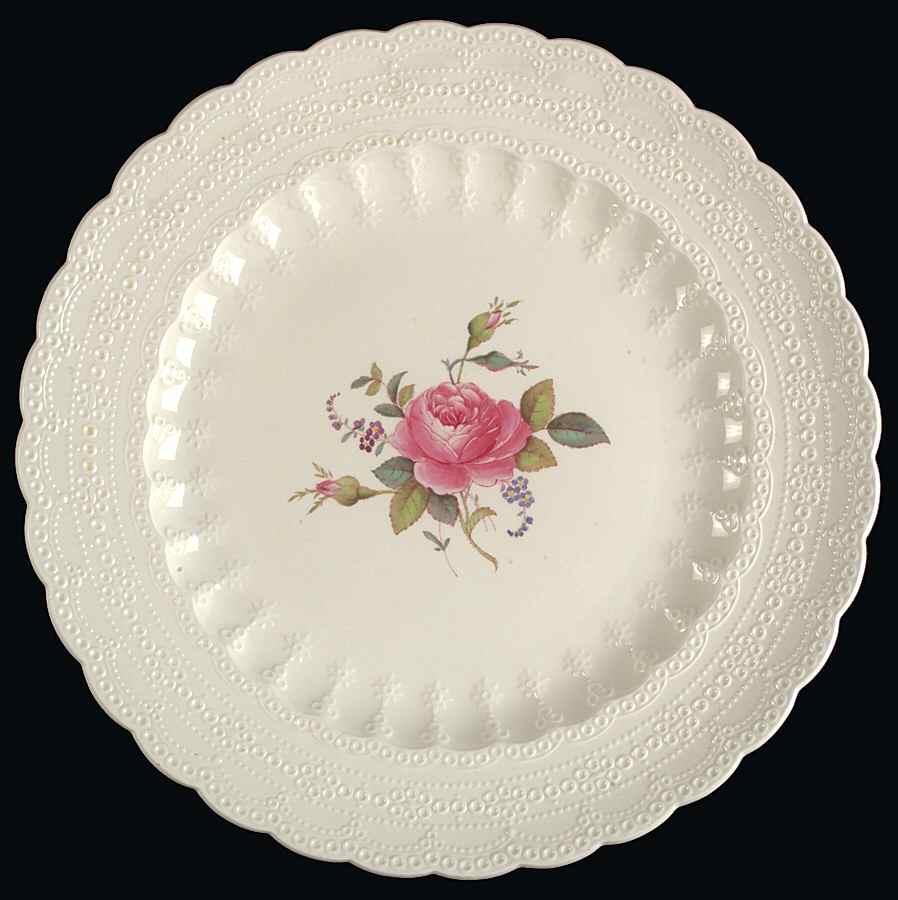 Billingsley Rose Pink (Old Backstamp) 12" Chop Plate (Round Platter) by Spode-1