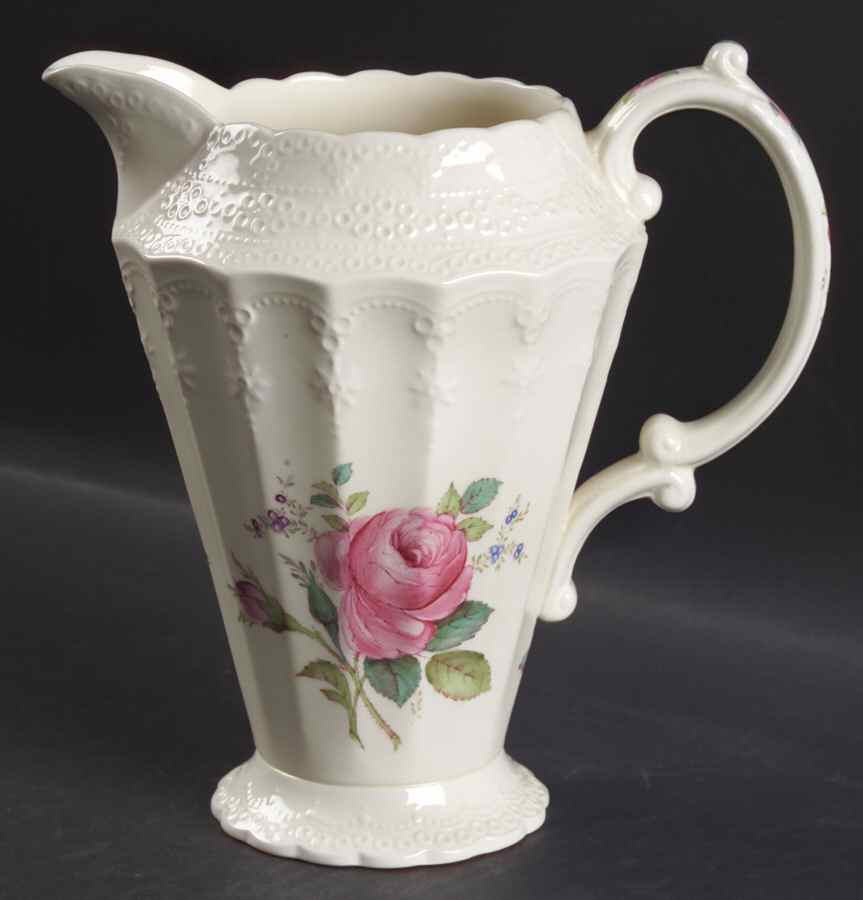 Billingsley Rose Pink (Old Backstamp) 24 Oz Pitcher by Spode-1