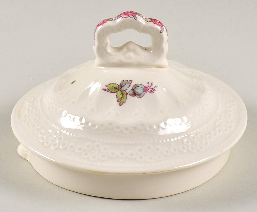 Billingsley Rose Pink (New Backstamp) Lid for Teapot by Spode-1