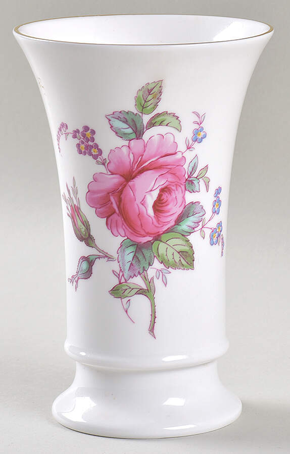 Billingsley Rose Spray 5" Vase by Spode-1