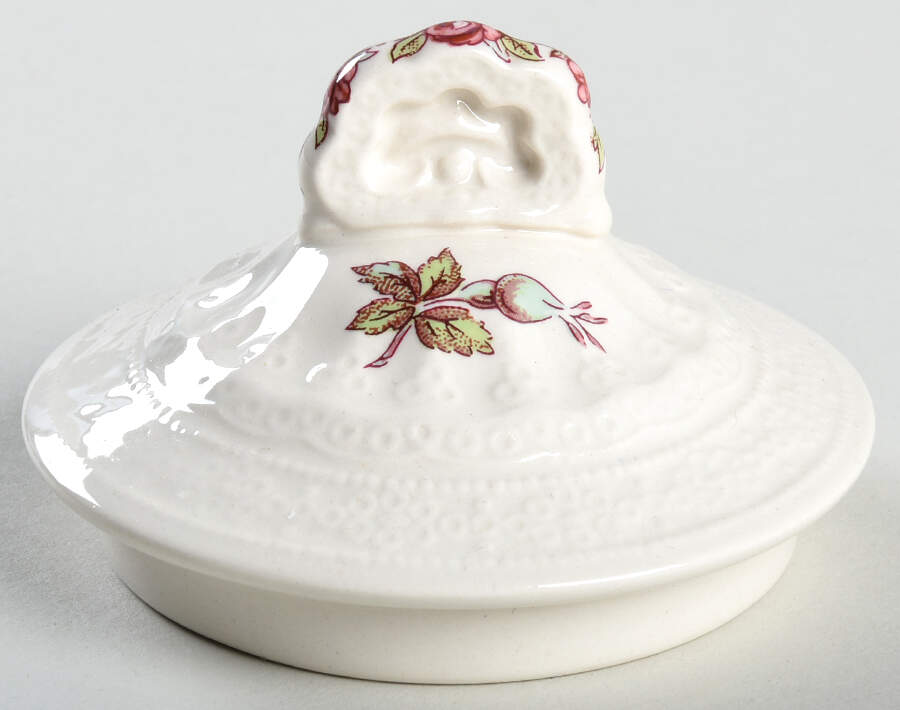 Billingsley Rose Pink (New Backstamp) Lid for Sugar Bowl by Spode-1