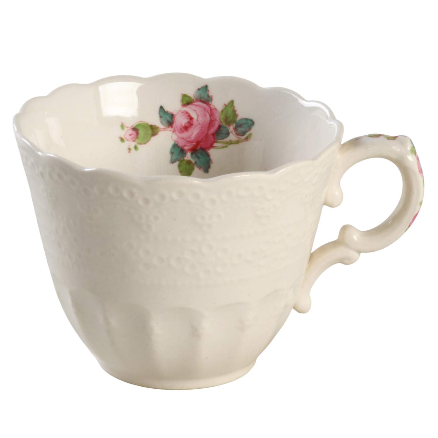 Billingsley Rose Pink (New Backstamp) Flat Demitasse Cup by Spode-1