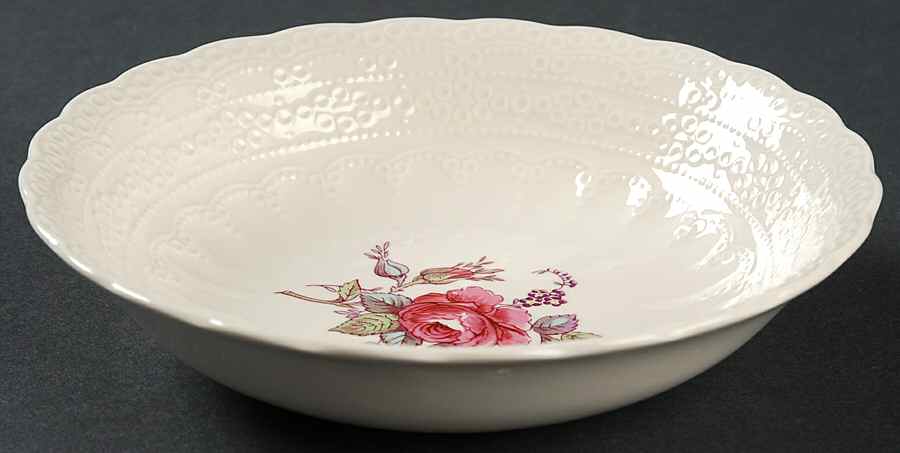 Billingsley Rose Pink (New Backstamp) Coupe Cereal Bowl by Spode-1