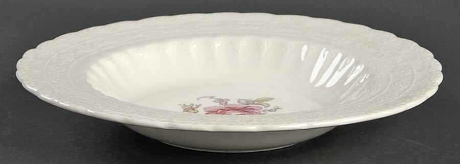 Billingsley Rose Pink (New Backstamp) Rim Soup Bowl by Spode-1