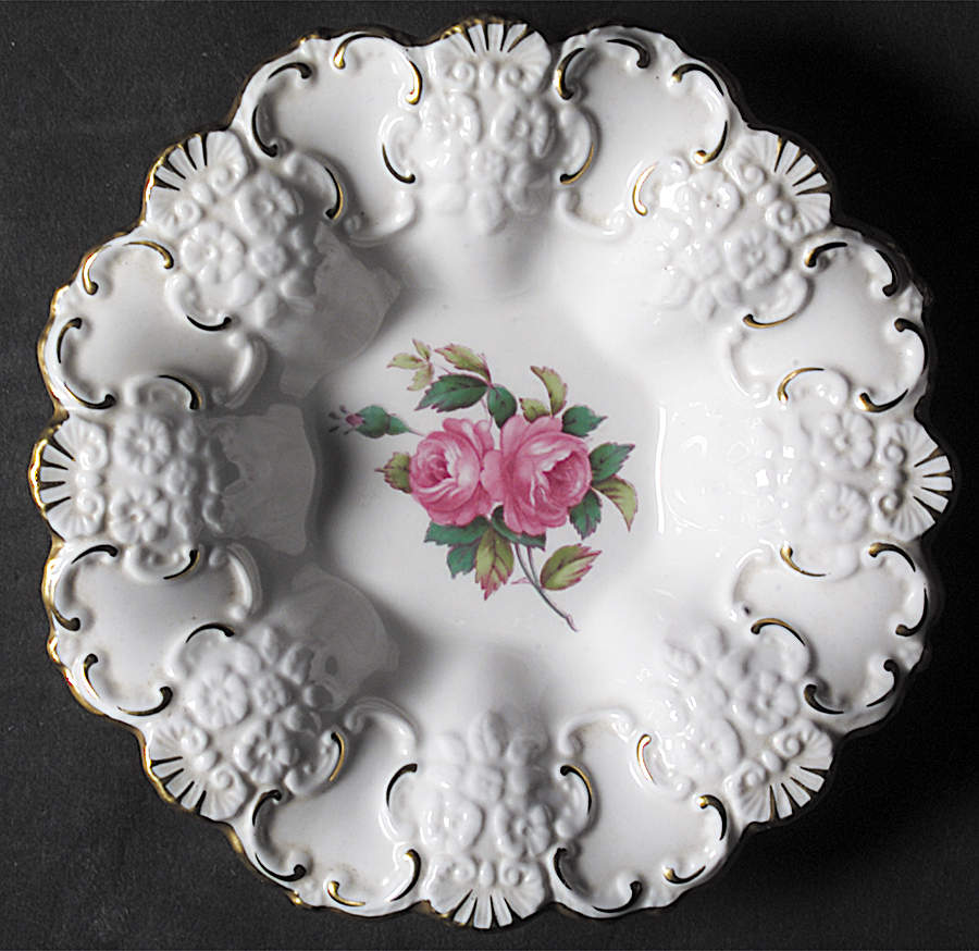 Billingsley Rose Spray Mint Dish by Spode-1