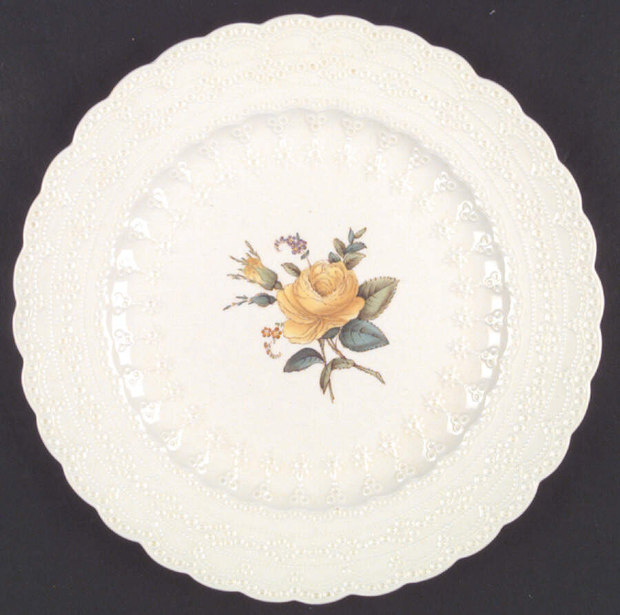 Billingsley Rose Yellow (Jewel) Dinner Plate by Spode-1