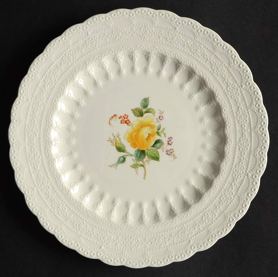 Billingsley Rose Yellow (Jewel) Salad Plate by Spode-1