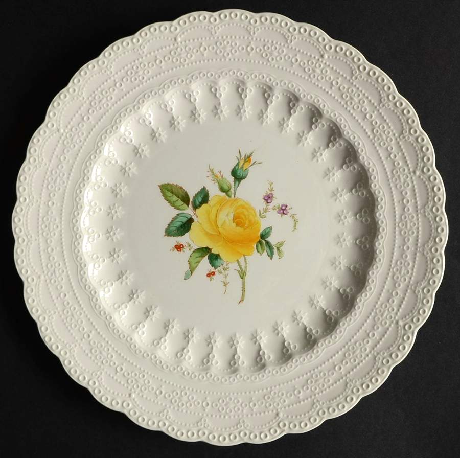 Billingsley Rose Yellow (Jewel) Luncheon Plate by Spode-1