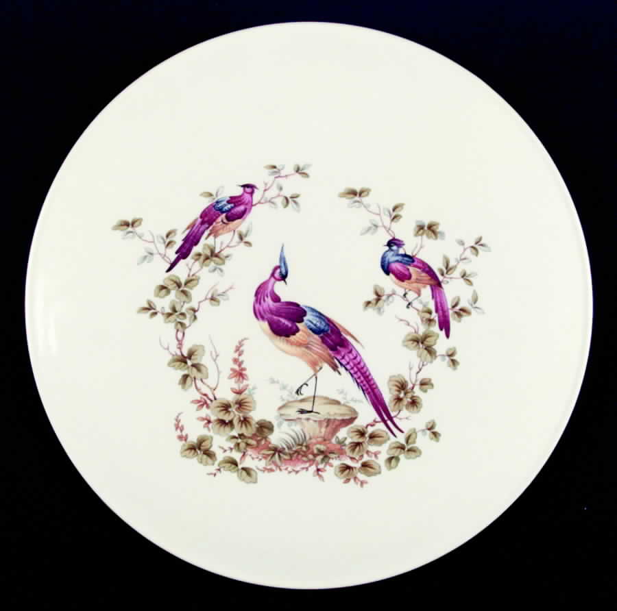 Black Bird Cake Plate by Spode-1