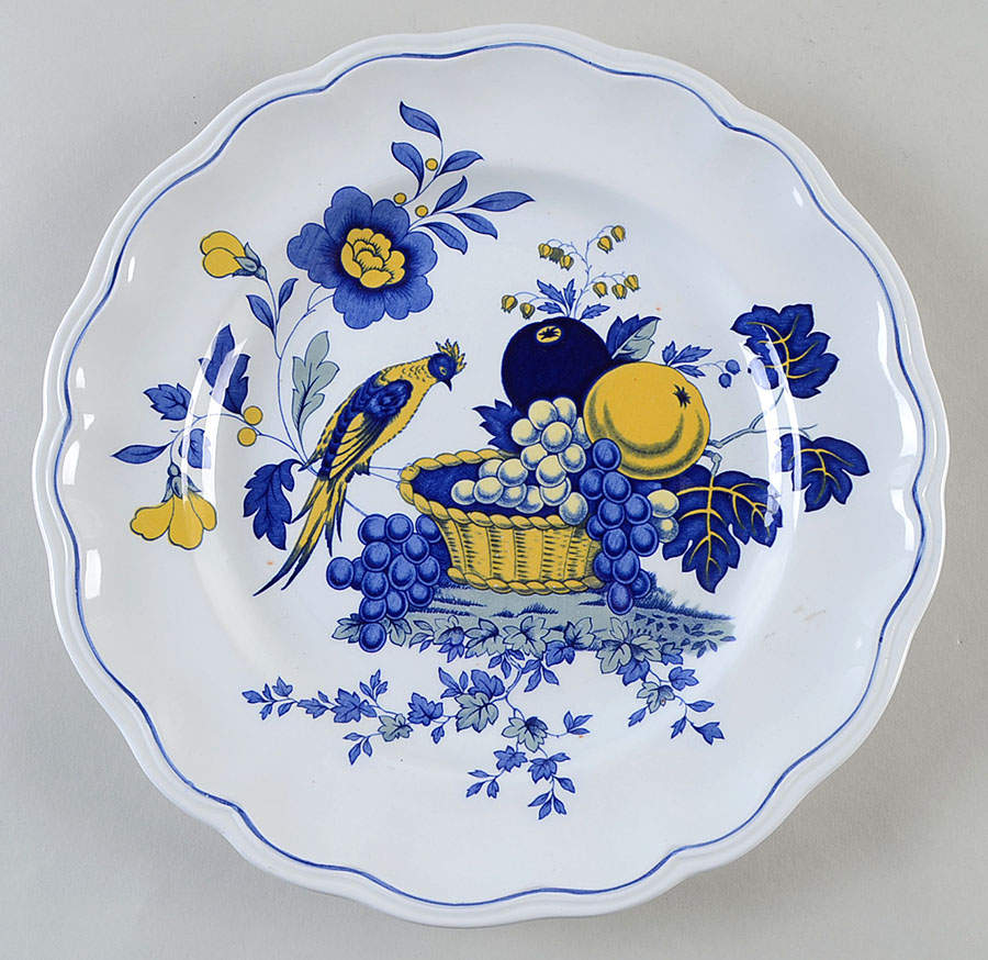 Blue Bird (Fine Stone) Dinner Plate by Spode-1