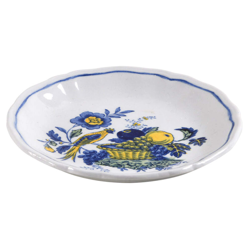 Blue Bird (Fine Stone) Butter Pat by Spode-1