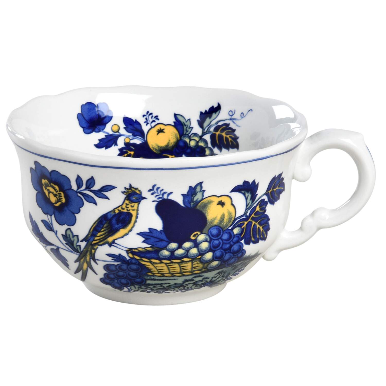 Blue Bird (Fine Stone) Flat Cup by Spode-1