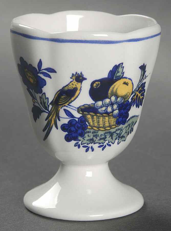Blue Bird (Fine Stone) Single Egg Cup by Spode-1