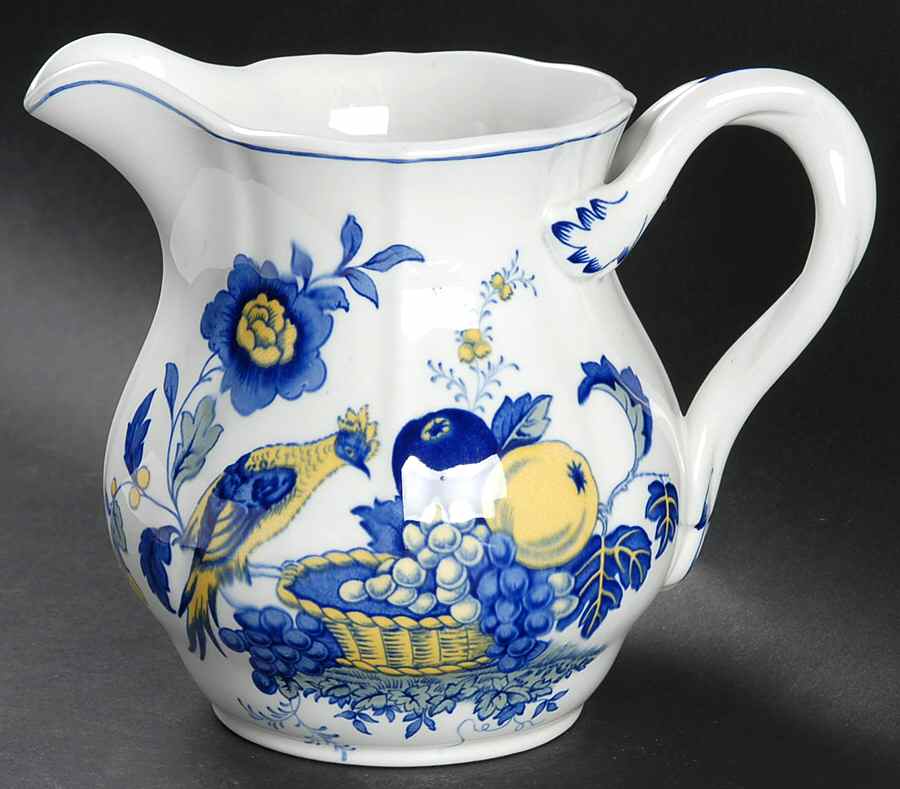 Blue Bird (Fine Stone) 32 Oz Pitcher by Spode-1
