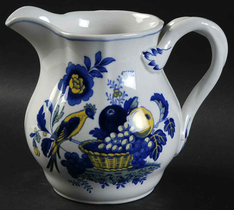 Blue Bird (Fine Stone) 16 Oz Pitcher by Spode-1