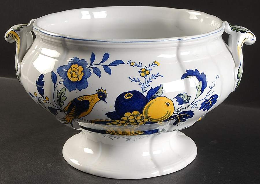 Blue Bird (Fine Stone) Tureen No Lid by Spode-1