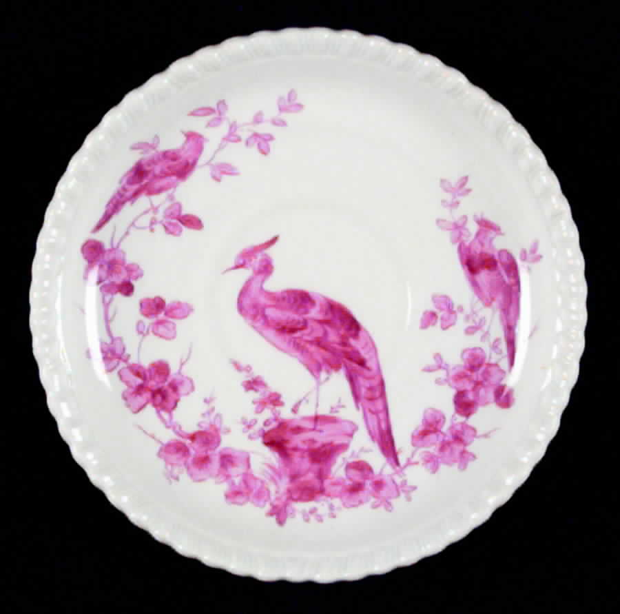 Black Bird Saucer for Demitasse Cup by Spode-1