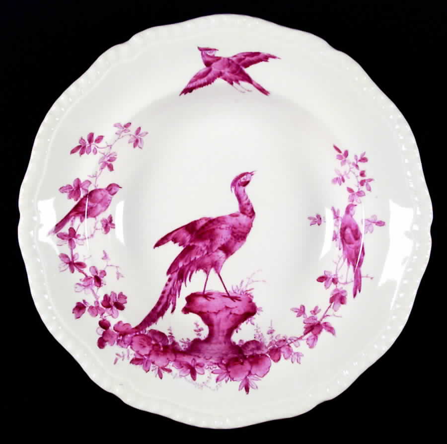 Black Bird Large Rim Soup Bowl by Spode-1