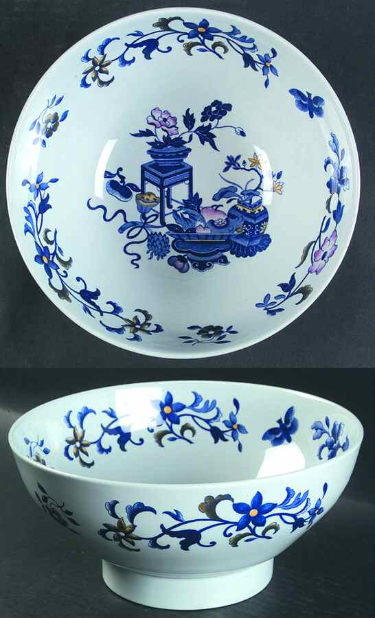 Blue Bowpot Multicolor 9" Salad Serving Bowl by Spode-1