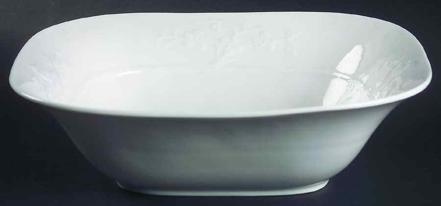 Blanche De Chine (All White) 9" Square Vegetable Bowl by Spode-1