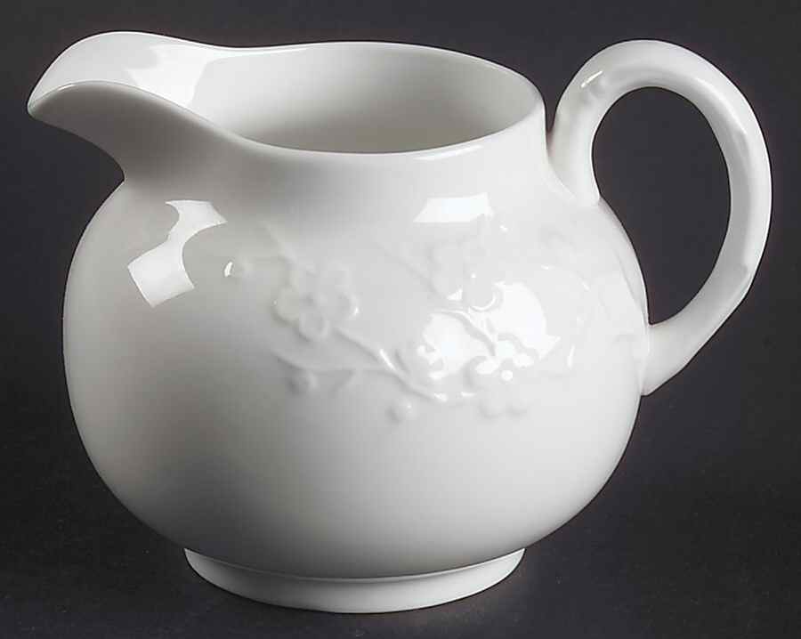 Blanche De Chine (All White) Creamer by Spode-1