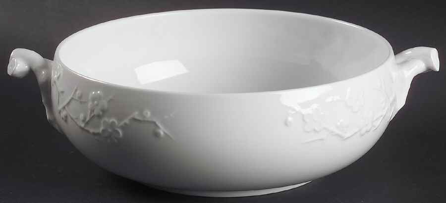 Blanche De Chine (All White) Round Vegetable No Lid by Spode-1