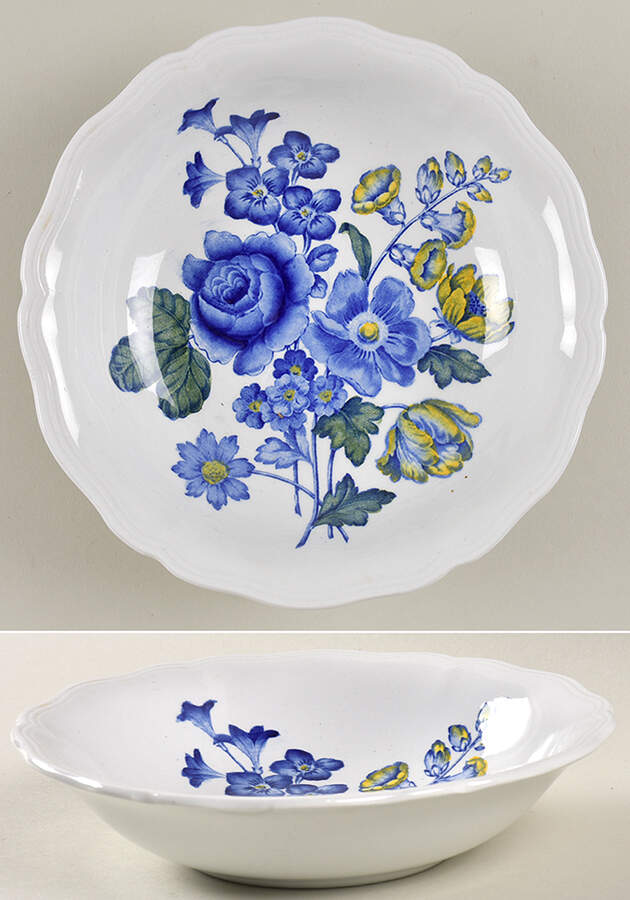 Blue Flowers Coupe Cereal Bowl by Spode-1