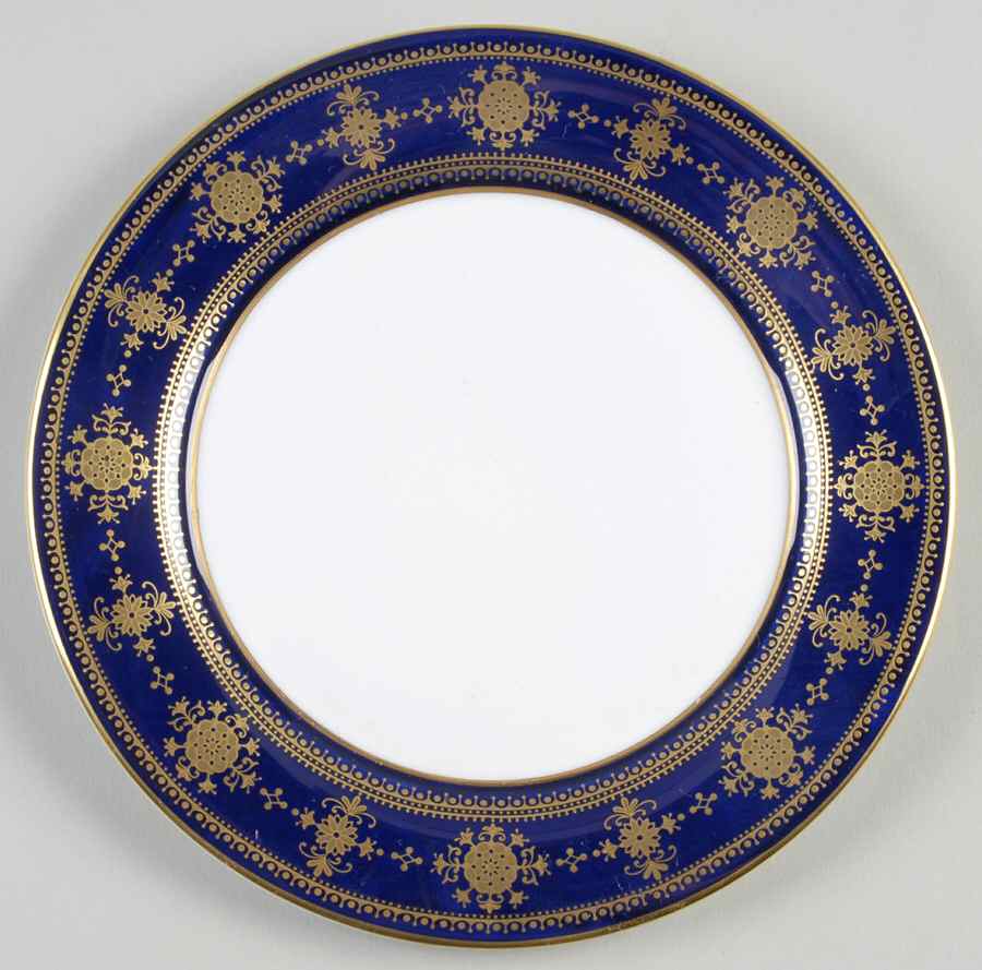 Blue Galaxy Bread & Butter Plate by Spode-1