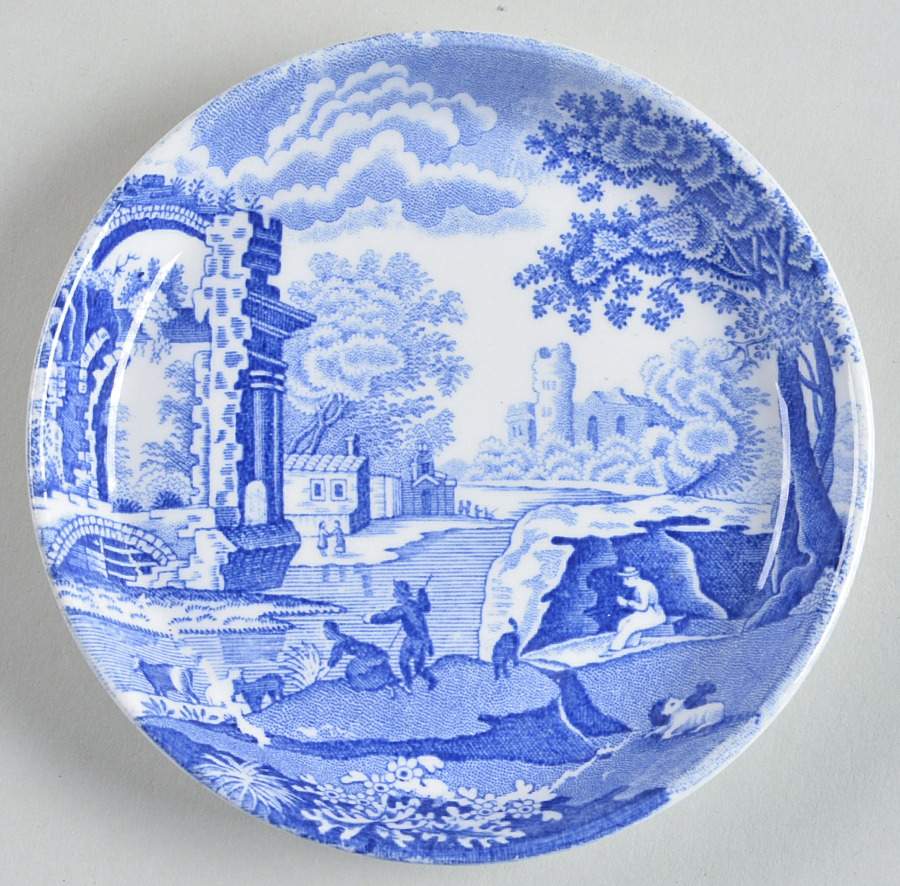Blue Italian Coaster by Spode-1