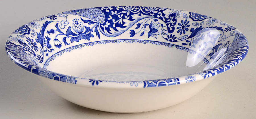 Blue Italian Coupe Cereal Bowl by Spode-1