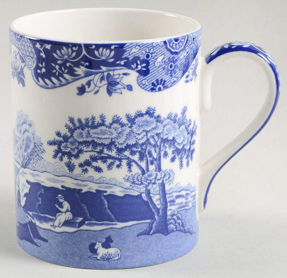 Blue Italian Grandmug by Spode-1