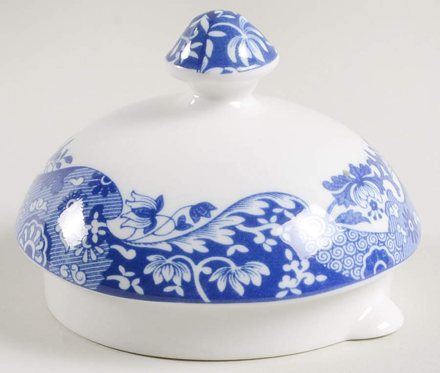 Blue Italian Lid for Ascot Teapot by Spode-1